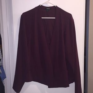 NWOT Maroon Blazer